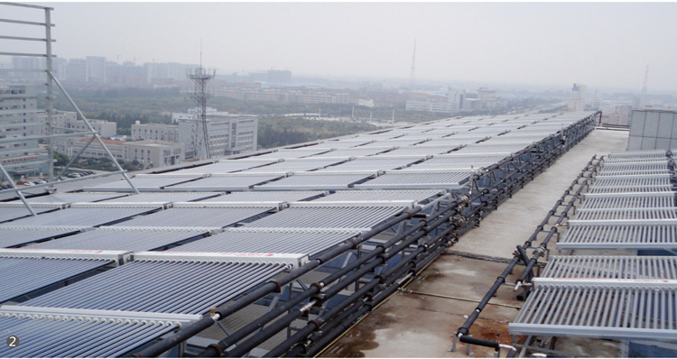 醫(yī)院太陽(yáng)能集中供熱系統(tǒng)
