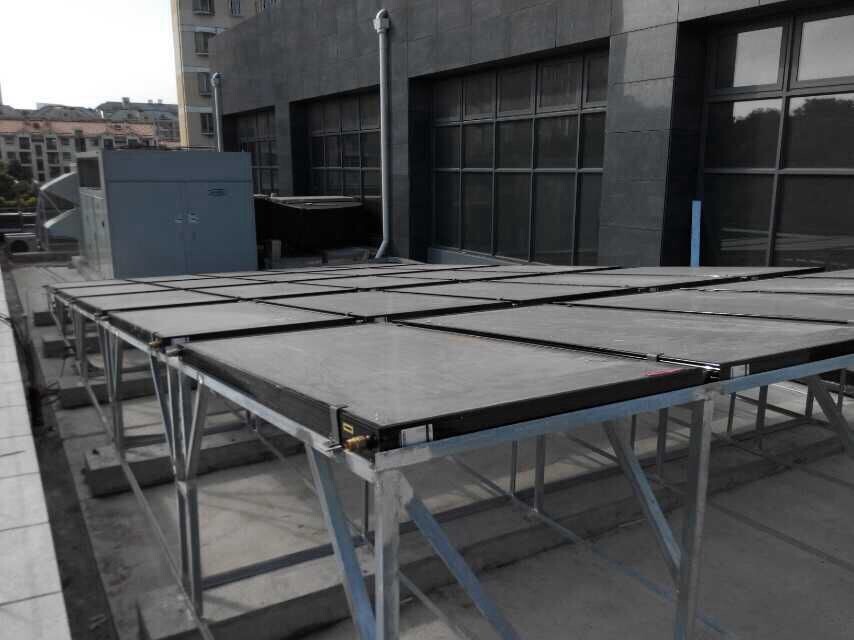 平板太陽(yáng)能集中供熱熱水系統(tǒng)